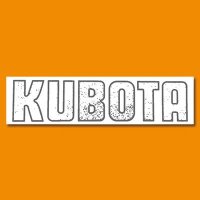 Aufkleber Kubota