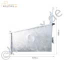 Hecktransportmulde TA-HCS12, 1,20 m mechanisch kippbar bis 500 kg Nutzlast