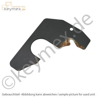 Halteblech für Kühlerschlauch Auspuffseitig passend zu Kubota Aste A155, Aste A175, Aste A195 (gebrauchtes Originalteil)