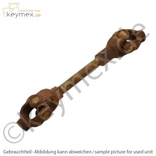 Allradwelle komplett passend zu Kubota Aste A155, Aste A175, Aste A195 (gebrauchtes Orginalteil)