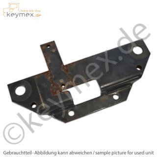 Halteplatte für Tank und Gummipuffer vom Sitz passend zu Kubota Aste A155, Aste A175, Aste A195 (gebrauchtes Originalteil)