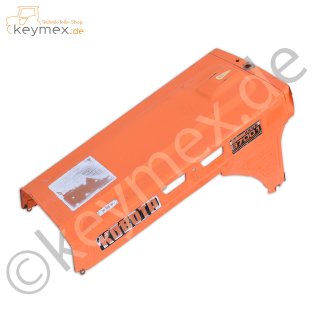 Motorhaube mit leichtem Blechschaden passend bei Kubota B6001 und Kubota B7001 (gebrauchtes Originalteil)