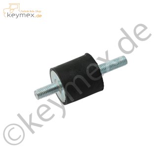 Gummidämpfer/ Silentblock  (30x30mm M8)