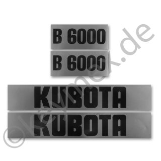 Aufkleber passend für Kubota B6000
