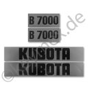 Aufkleber-Set passend für Kubota B7000