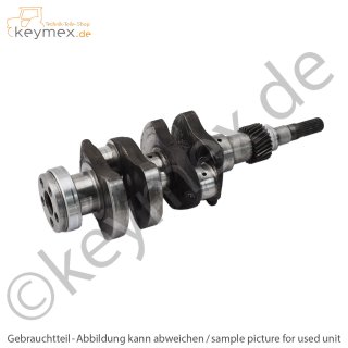 Kurbelwelle für Dieselmotor Kubota Z600 (gebrauchtes Originalteil)