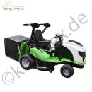 Rasentraktor Etesia Hydro 100 III, Model 2023, Zweizylinder-Kawasaki Benzinmotor, hydraulische Lenkung, 100 cm Schnittbreite, 500 Liter Fangsystem hydraulisch entleerbar, 6-fach Höhenverstellung von 44-102 mm, 404 kg Gerätegewicht