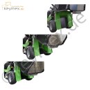 Rasentraktor Etesia Hydro 100 III, Model 2023, Zweizylinder-Kawasaki Benzinmotor, hydraulische Lenkung, 100 cm Schnittbreite, 500 Liter Fangsystem hydraulisch entleerbar, 6-fach Höhenverstellung von 44-102 mm, 404 kg Gerätegewicht