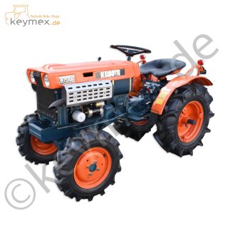 gebrauchter Kubota B 7000, FIN B7000-32129, technisch und optisch aufgearbeitet, 2 Zylinder Dieselmotor, Allrad, AS-Bereifung, Normzapfwelle, Normdreipunkt Kat. 1