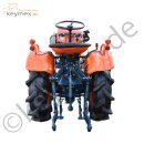 gebrauchter Kubota B 7000, FIN B7000-32129, technisch und optisch aufgearbeitet, 2 Zylinder Dieselmotor, Allrad, AS-Bereifung, Normzapfwelle, Normdreipunkt Kat. 1