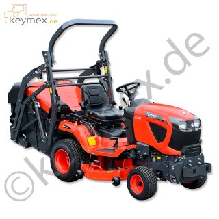 Diesel Mähtraktor Kubota G231HD Modell 2022, mit 3-Zylinder Dieselmotor, 1,22 m Heckauswurfmähwerk mit Hochentleerung Neugerät aus Ausstellung
