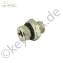 Gerade Einschraubung 12L - 1/2" mit Dichtring