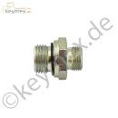 Gerade Einschraubung 12L - 1/2" mit Dichtring