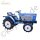 gebrauchter Iseki TU 1400, FIN TU9F-01615, 747,7 Bh (abgelesen), Allrad, 3-Zylinder-Dieselmotor, AS-Bereifung, Normdreipunkt Kat. 1, Normzapfwelle