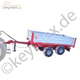 3-Seiten-Hydraulik-Kippanhänger DKMAGRI RM 120 Tandem
