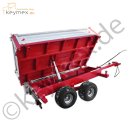 3-Seiten-Hydraulik-Kippanhänger DKMAGRI RM 120 Tandem