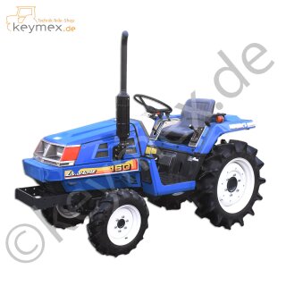 gebrauchter Iseki TU 160F, FIN TU12F-01539, 0.763,4 Bh (abgelesen), 3 Zylinder Dieselmotor, Allrad