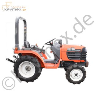 gebrauchter Kubota GB 130, 0,694,1 Bh (abgelesen), 3 Zylinder Dieselmotor, Allrad, Gruppenschaltgetriebe, AS-Bereifung neu, Normzapfwelle, Normdreipunkt Kat. 1