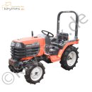 gebrauchter Kubota GB 130, 0,694,1 Bh (abgelesen), 3 Zylinder Dieselmotor, Allrad, Gruppenschaltgetriebe, AS-Bereifung neu, Normzapfwelle, Normdreipunkt Kat. 1