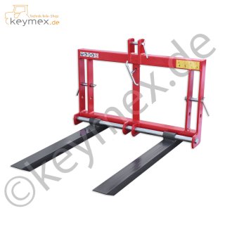 Heckpalettengabel DKM-AGRI D 300 mit 750 mm Gabellänge