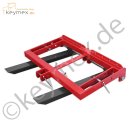 Heckpalettengabel DKM-AGRI D 300 mit 750 mm Gabellänge