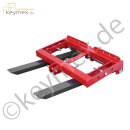 Heckpalettengabel DKM-AGRI D 700 mit 950 mm Gabellänge