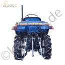gebrauchter Iseki TU 120F, FIN TU16F-00048, 0509,3 Bh (abgelesen), 3 Zylinder Dieselmotor, Allradantrieb