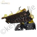Iseki Raupenschlepper TPC15 inkl. Bodenfräse gebraucht, 3-Zylinder Dieselmotor mit 831 cbcm Hubraum und max. 17 PS Motorleistung, Raupenfahrwerk, Normzapfwelle, Heckkraftheber