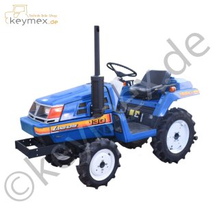 gebrauchter Iseki TU 130F, FIN TU15F-00051, 0364,3 Bh (abgelesen), 3 Zylinder Dieselmotor, Allradantrieb