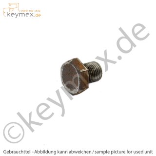 Ölablassschraube passend für diverse Modelle der Kubota B- Serie und Kubota D750 (gebrauchtes Originalteil)