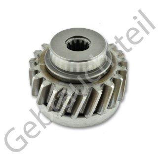 Welle mit Stirnzahnrad zu Hydraulikpumpe passend für diverse Modelle der Iseki TU- Serie, Iseki 3025, Iseki 3030, Iseki TL2500, TE3210 und Iseki Motoren (gebrauchtes Originalteil)