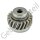 Welle mit Stirnzahnrad zu Hydraulikpumpe passend für diverse Modelle der Iseki TU- Serie, Iseki 3025, Iseki 3030, Iseki TL2500, TE3210 und Iseki Motoren (gebrauchtes Originalteil)