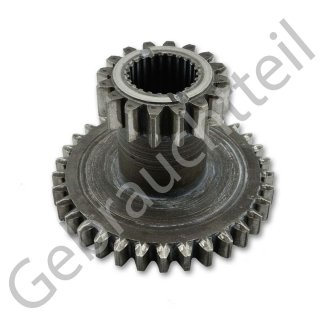 Getriebezahnrad passend für diverse Modelle der Iseki TU- Serie - 16/33 Zähne außen / 23 Zähne innen (gebrauchtes Originalteil)