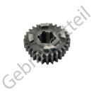 Zahnrad zu Zapfwelle 28-22 Zähne außen / 6 Zähne innen passend für Iseki TU1400, Iseki TU1500 und Iseki TU1600 (gebrauchtes Originalteil)