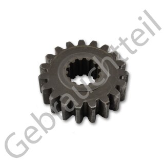 Zahnrad zu Zapfwelle 19 Zähne außen 13 Zähne innen passend für Modelle der Iseki TU, TX Serien sowie Iseki3015  (gebrauchtes Originalteil)