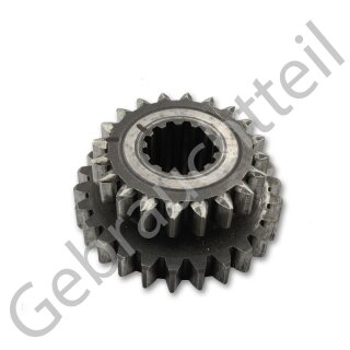Zahnrad zu Zapfwelle 20-26 Zähne außen / 13 Zähne innen passend für Iseki TU1400, Iseki TU1500 und Iseki TU1600 (gebrauchtes Originalteil)