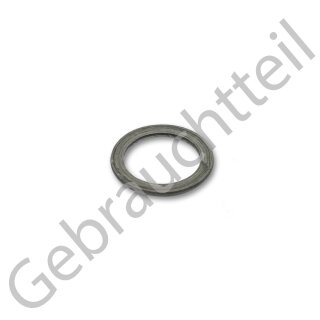 Unterlegscheibe an Zapfwelle zwischen Segerring und Kugellager verbaut passend bei Iseki TX1300, TX1410, TX1500, TX1510, TX2140, TX2160 (gebrauchtes Originalteil)