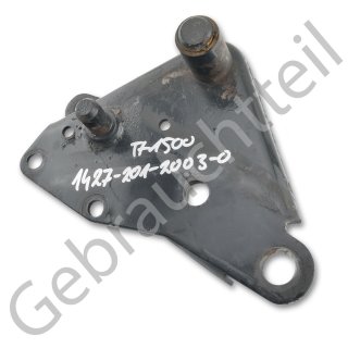 Konsole LINKS zu 2 Punkt mit Ösen für 3 Punktbolzen Befestigung passend bei Iseki TX1300 und Iseki TX1500  (gebrauchtes Originalteil)