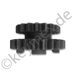 Getriebezahnrad passend für Kubota B6000, B6001, B7001 - 17/21 Zähne, 18 Zähne innen (Alternativteil neu)