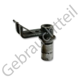Schaltgabel mit Federblech für PTO Schalthebel passend für Iseki TS1610, TS1910 (gebrauchtes Originalteil)