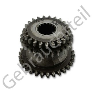 Getriebezahnrad mi 23/27/30 Zähnen außen passend für Iseki TS1610, TS1910 (gebrauchtes Originalteil)