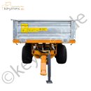 Heckhydraulik-Kippanhänger DKM-AGRI RM 120 Tandem