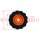 Komplettrad - Ackerstollenreifen - Felge orange passend für Kubota B7000 und Kubota B7001