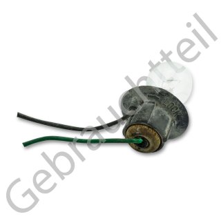 Lampensockel / Lampenfassung für Rücklichtblende Reflektor passend bei Iseki TA290 und TA320 (gebrauchtes Originalteil)