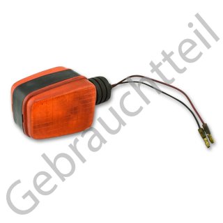 Blinker rechteckig passend bei diversen Modellen der Kubota Aste A- Serie (gebrauchtes Originalteil)