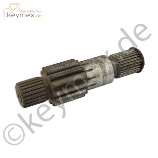 Zahnwelle zu Achsantrieb hinten links 12 Zähne passend für Kubota B1600 (gebrauchtes Originalteil)