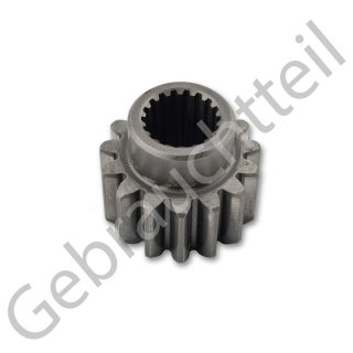 Zahnrad (15 Zähne) zu Antriebswelle Nr.7 passend für diverse Modelle der Kubota B-Serie (gebrauchtes Originalteil)