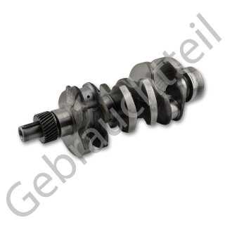 Kurbelwelle passend für Iseki Sial 15, 17, 19 und Motor Iseki E390, E3100, E3112 (gebrauchtes Originalteil)