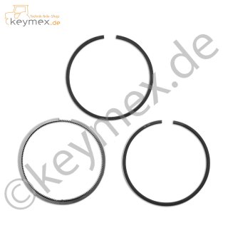 Kolbenringsatz passend für Iseki E262, E393, E3100, 74 mm Zylinderbohrung Standardmaß (Alternativteil)
