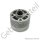 Lüfterraddistanzstück zu Lüfterrad Iseki TF-SF-SG Serie und Iseki Motoren E3CC, E3CE, E3CD (gebrauchtes Originalteil)